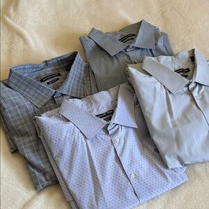 Michael Kors Men's Dress Shirts - Blue, Gray, White